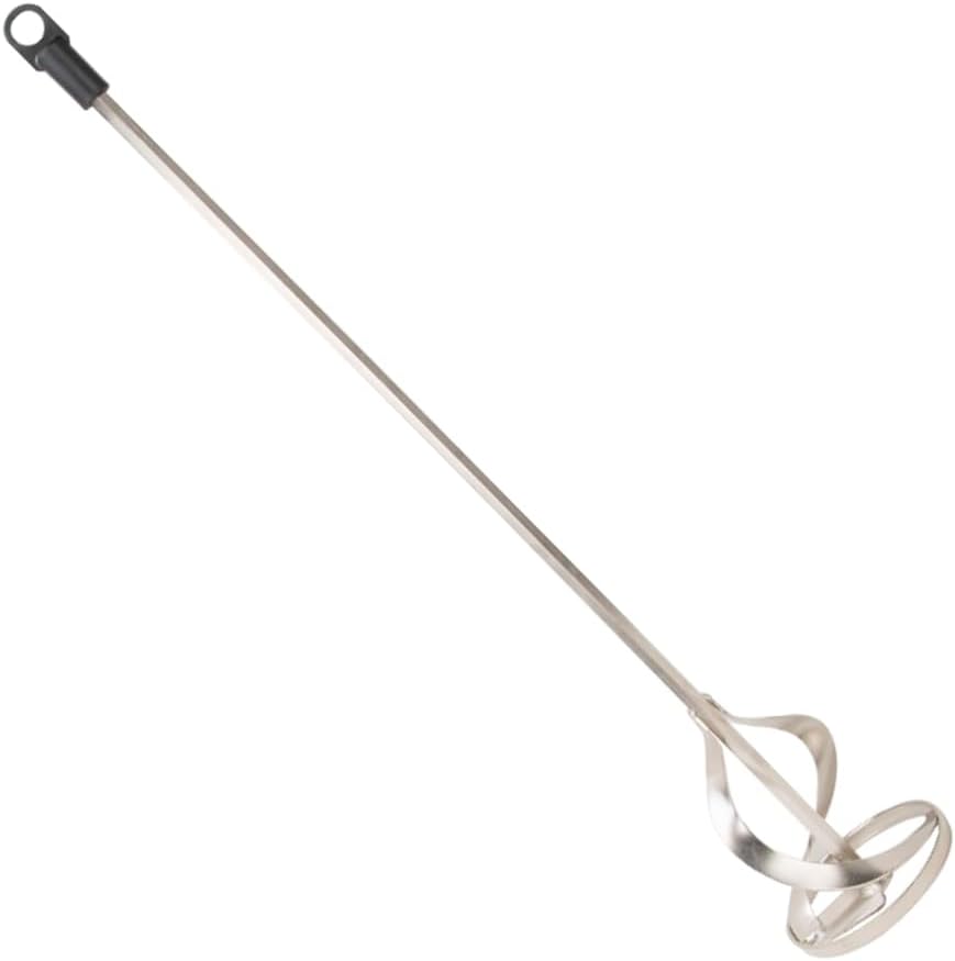 Mud Mixer for 1/2” Power Drills - 5 gallon bucket mixer - Industrial 4” Heavy Duty Ribbon Blade - Zinc plated steel