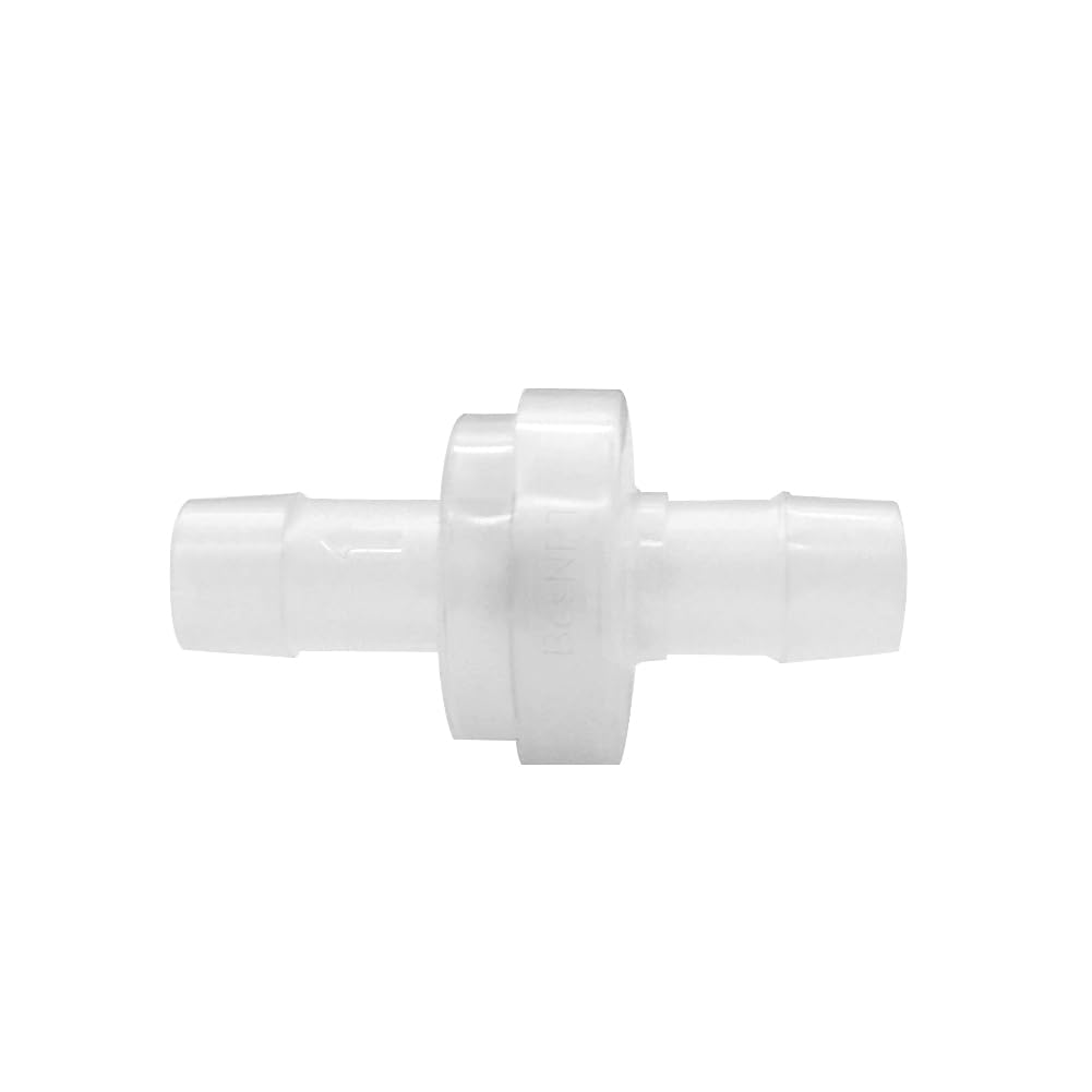 BesNPT 6PCS 5/16" One Way Inline Check Valve, Non Return Barb Hose Valve