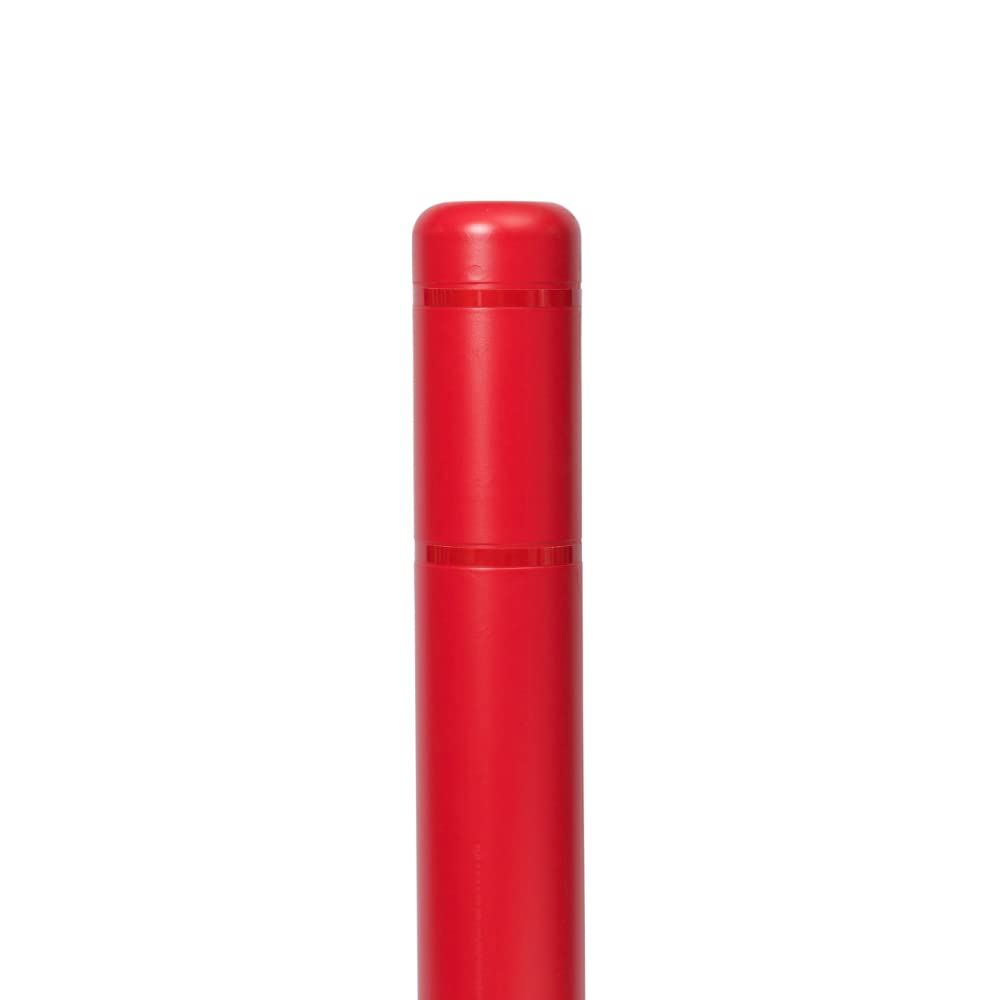 BollardGard 7" x 52" Bollard Cover Red - Innoplast (Red red Tape)