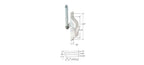 C.R. LAURENCE H3819 White Universal Jalousie Window Operator