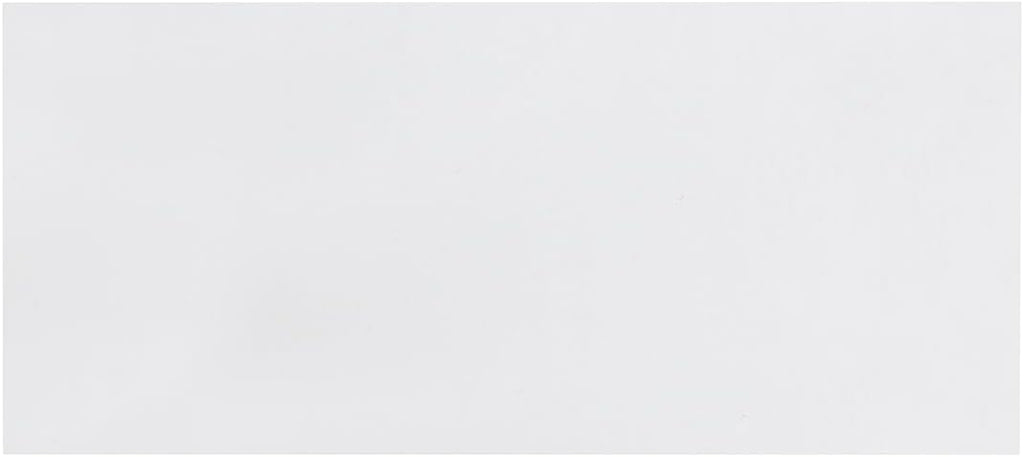 #10 Envelopes, Letter Size White Mailing Envelopes, 4-1/8x9-1/2 Inch, No Window Business Envelopes, Gummed Closure