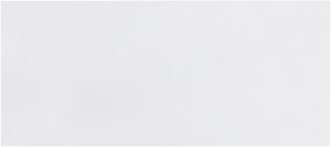 #10 Envelopes, Letter Size White Mailing Envelopes, 4-1/8x9-1/2 Inch, No Window Business Envelopes, Gummed Closure