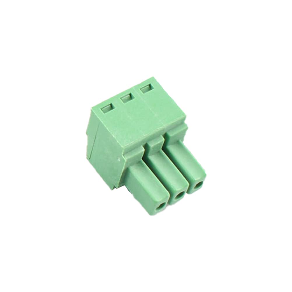 20PCS 3 Pin 3.5mm PCB Male Pluggable Terminal Block Connector