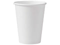 412WN-2050 12 oz White SSP Paper Hot Cup (Case of 1000)