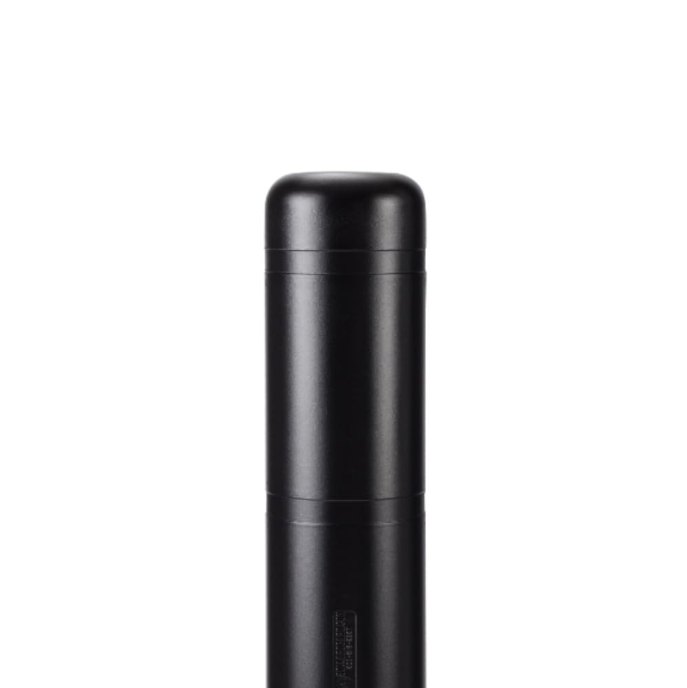 BollardGard 7" x 52" Bollard Cover Black - Innoplast (Black no Tape)