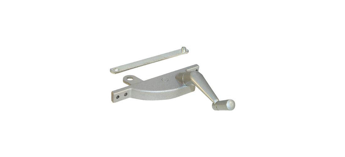 Right Hand Jalousie Window Operator; 4" Link