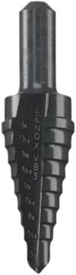 LENOX Tools Step Drill Bit, 1/4-to-3/4-Inch (30883VB3)