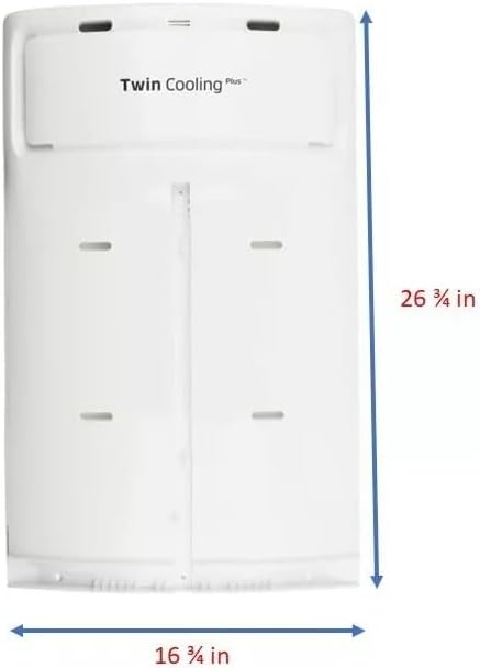 Evaporator Cover with Fan Compatible with Samsung Refrigerator DA97-12608A, Twin Cooling Evaporator Cover Replacement AP5620515, PS4176627