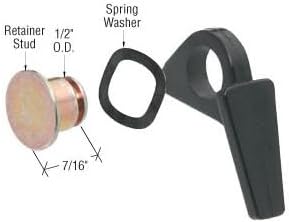 Sash Lock for Rolleze 710 Series Windows, Black Plastic