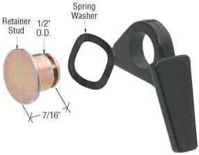 Sash Lock for Rolleze 710 Series Windows, Black Plastic