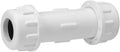 Homewerks Schedule 40 1-1/2 in. Compression x 1-1/2 in. Dia. Compression PVC Coupling