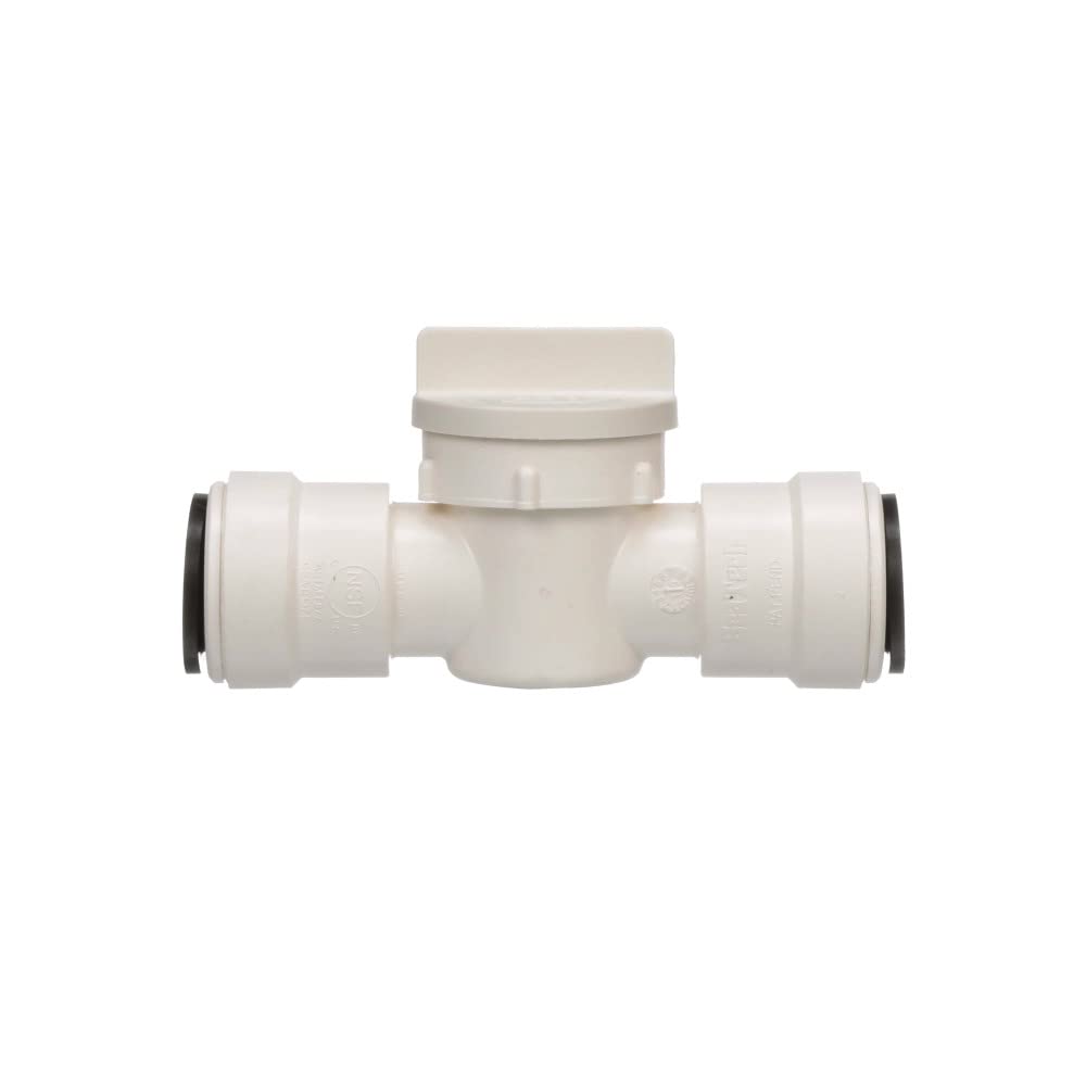 3539-10 AquaLock Plastic Series, 1/2" CTS x 1/2" CTS Off-White Lead-Free Polysulfone Type 39 Straight In-line Valve