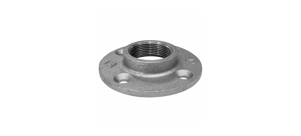 Muellar #521-605HC 1" Black Floor Flange