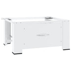 vidaXL Washing Machine Base with White Drawer Holder for Washing Machine