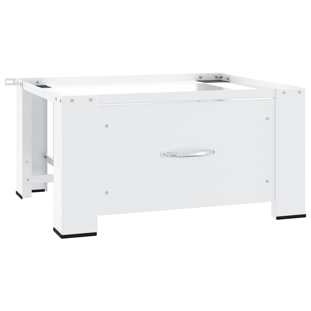 vidaXL Washing Machine Base with White Drawer Holder for Washing Machine