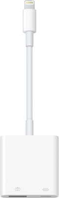 [Apple MFi Certified] Lightning to USB Camera Adapter with Charging Port for iPhone, USB3 Female OTG Adapter