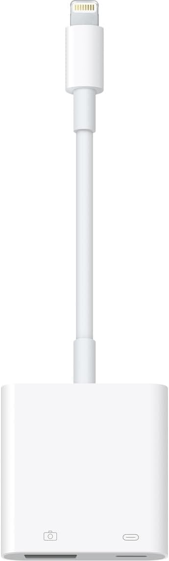 [Apple MFi Certified] Lightning to USB Camera Adapter with Charging Port for iPhone, USB3 Female OTG Adapter