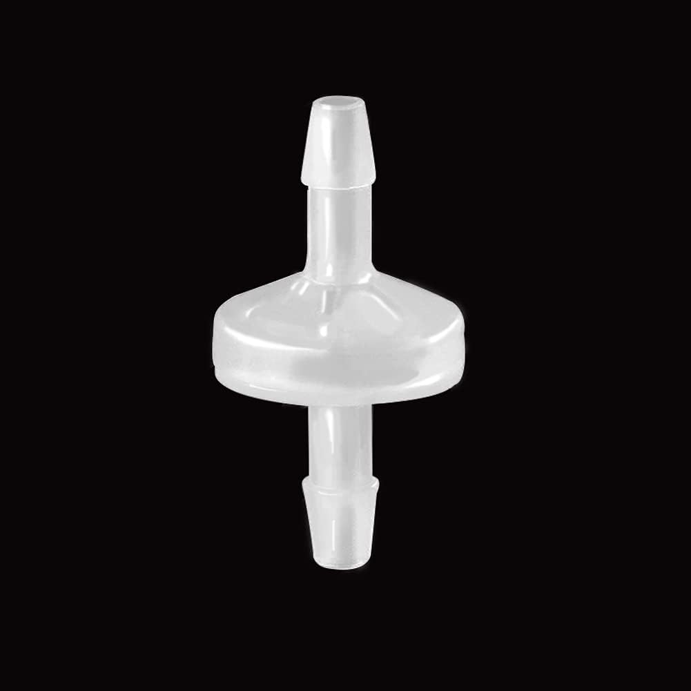 One Way Check Valve, 1/8"(3MM) Hose Barb Non Return (Pack of 3)
