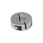 12mm Bore Double Split Shaft Collar - Two-Piece Set Screw Style Aluminum Clamp, 30mm OD, 10mm Thickness with M4 Set Screw (Pack of 4)