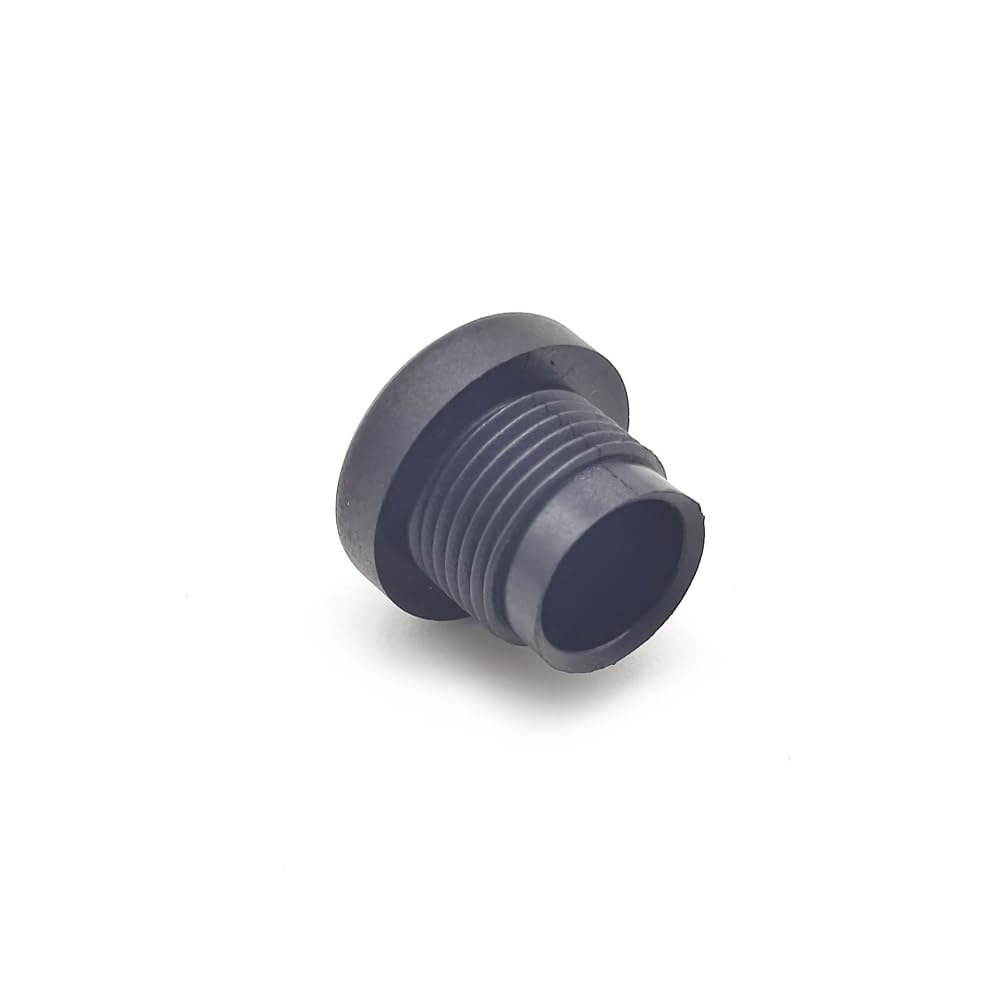 10 Pcs M12 Plastic Protective Cap, M12 Black Bolt Covers Screw Caps Assortment Kit for Panel-Mount Sockets
