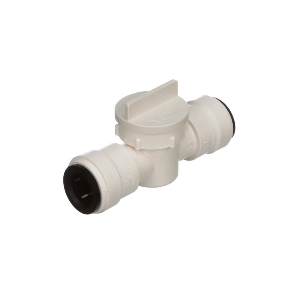 3539-10 AquaLock Plastic Series, 1/2" CTS x 1/2" CTS Off-White Lead-Free Polysulfone Type 39 Straight In-line Valve