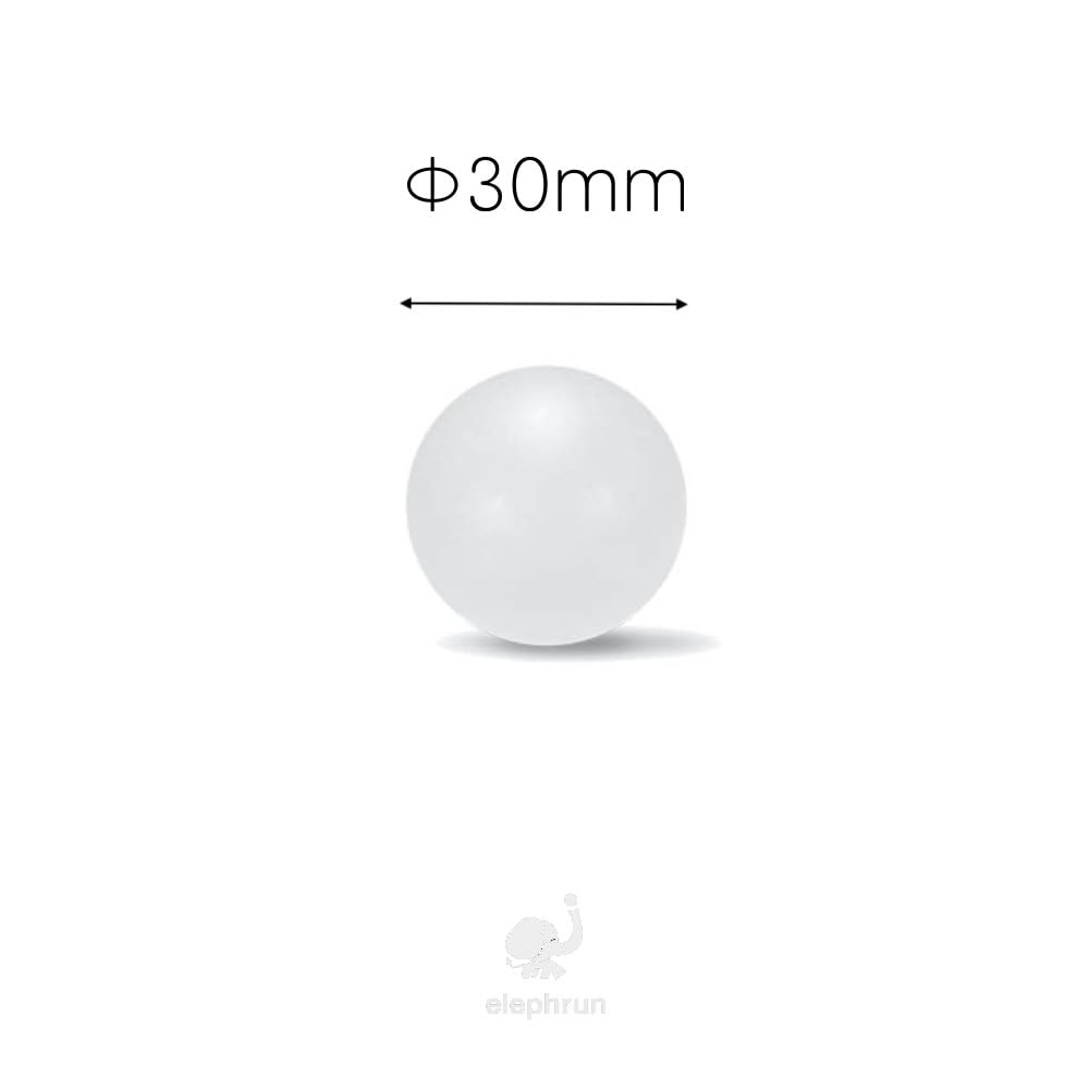 elephrun 30mm 20pcs PP (Polypropylene) Solid Plastic Bearing Balls