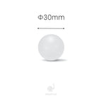 elephrun 30mm 20pcs PP (Polypropylene) Solid Plastic Bearing Balls