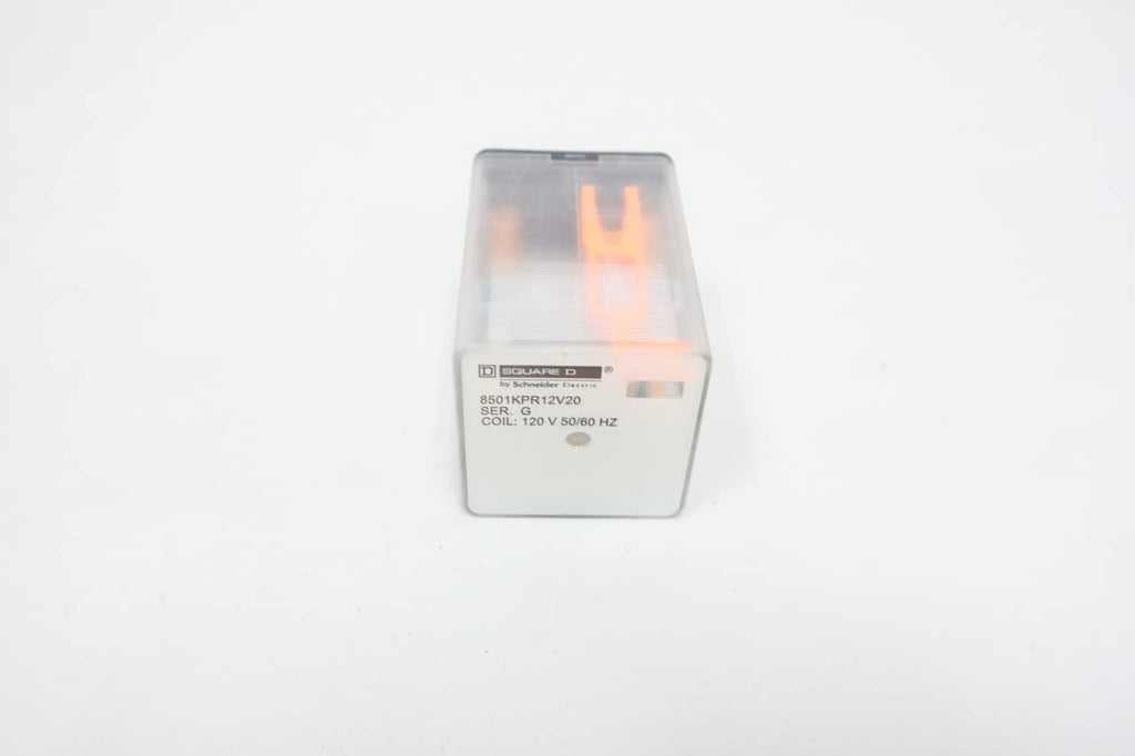 SQUARE D 8501KPR12V20 Plug-in Relay 120V-AC