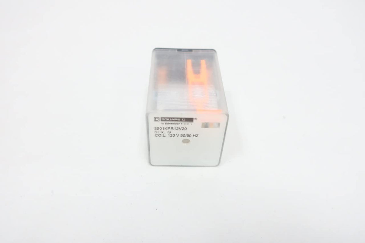 SQUARE D 8501KPR12V20 Plug-in Relay 120V-AC