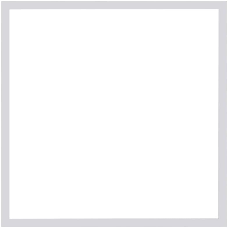 Metalux 2x2 30-Watt White Integrated LED Dimmable Flat Panel Troffer 4000K Cool White