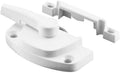 White Sash Lock with 1-7/8" Screw Holes | Fits Single and Double Hung Windows, Diecast, White Single Pack | F2754