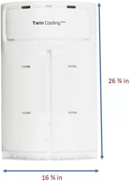 Evaporator Cover with Fan Compatible with Refrigerator DA97-12608A,Replacement for Samsung OEM
