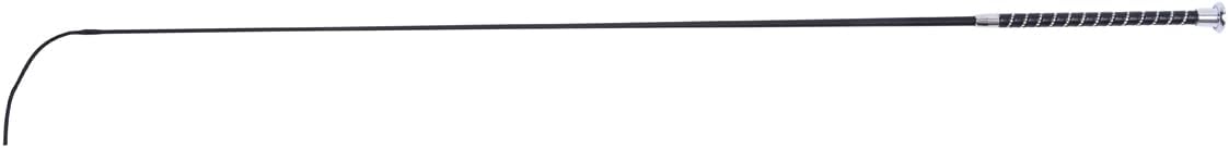 Diamond Dressage Whip - Black-43 inches / 110 cm