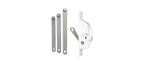 C.R. LAURENCE H3819 White Universal Jalousie Window Operator