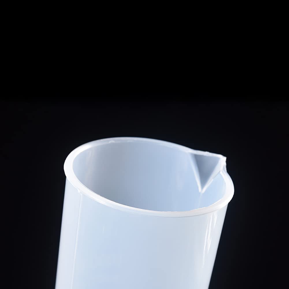 4 Sizes Plastic Measuring Graduated Cylinder Blue Line Graduated Cylinder Transparent Measuring Cylinder Set with