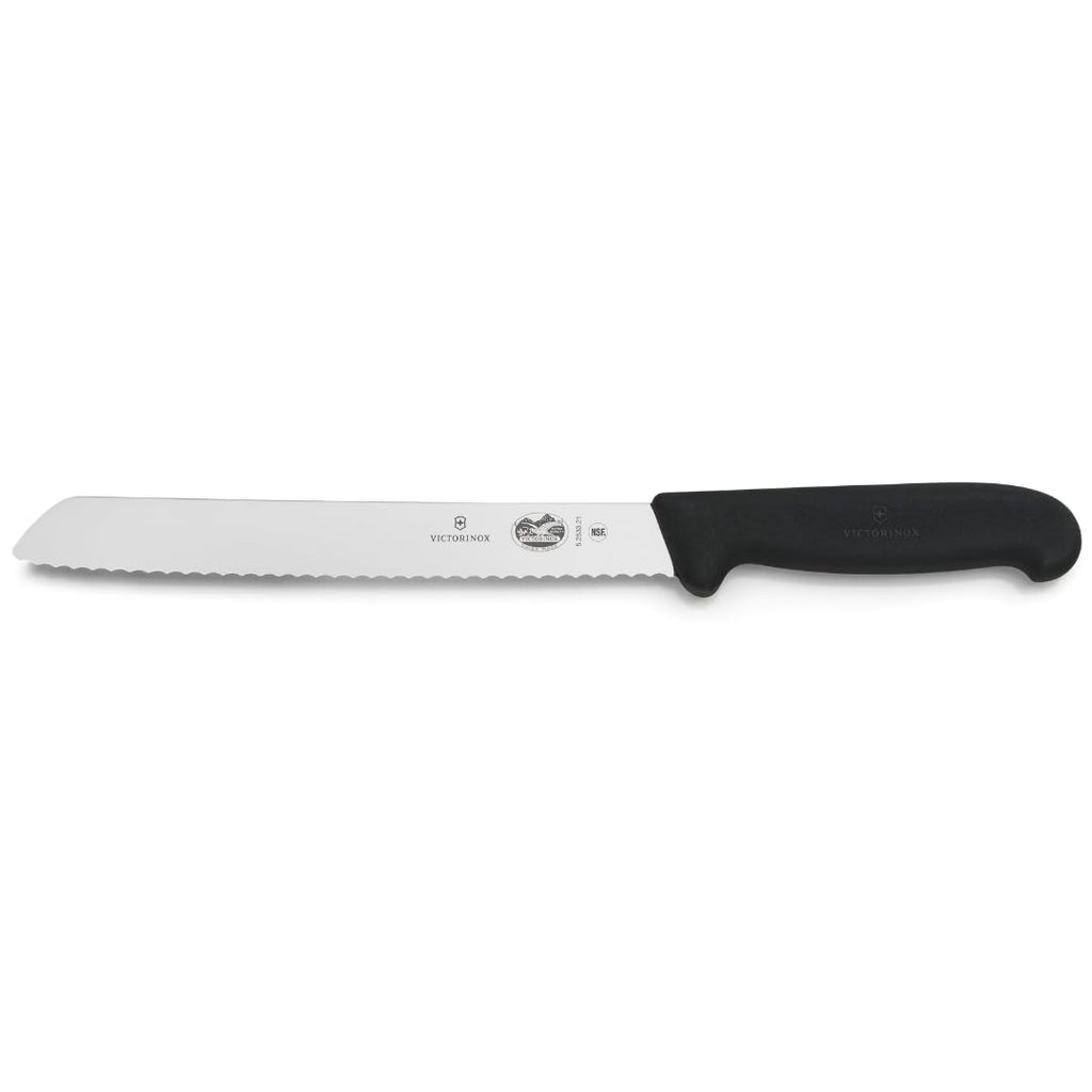 Swiss Army 8" Serrated Bread Knife with Fibrox Handle, 47549