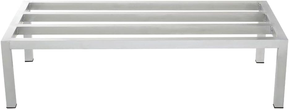 Commercial NSF Aluminum Dunnage Rack - 2,500 lb. Weight Capacity - 48"x20"x12" (28W-138)