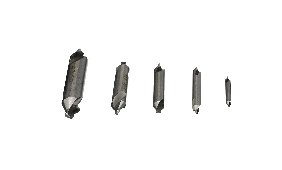HHIP 5000-0020 HSS Center Drill Set, 5 Piece (No.1-No.5)
