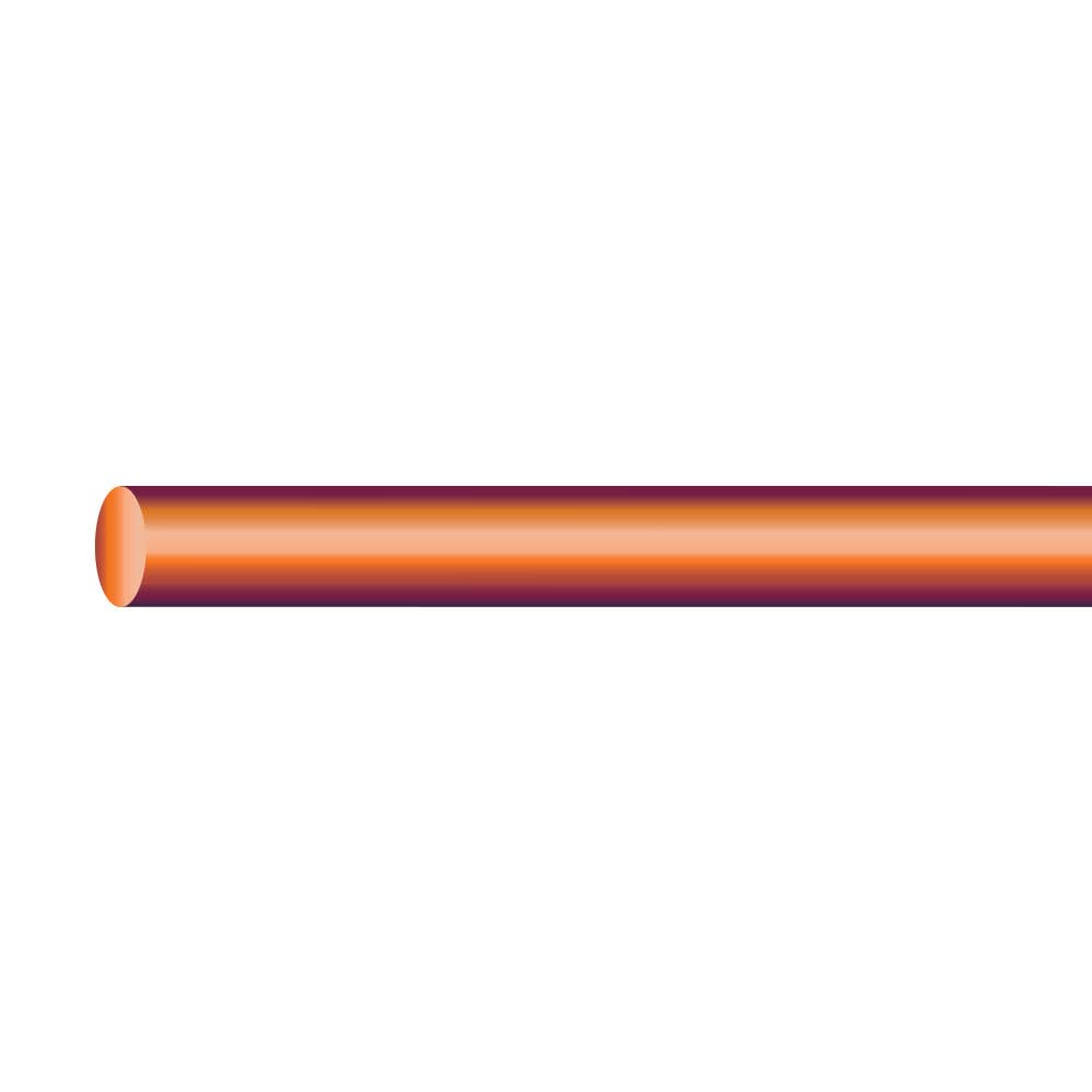 Wirenco 8 AWG Solid Bare Copper Building Wire (200 FT Cut)