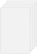 Screwless Blank Wall Plates 1-Gang Blank Switch Outlet Electrical Cover Plate Unbreakable Thermoplastic Faceplate for