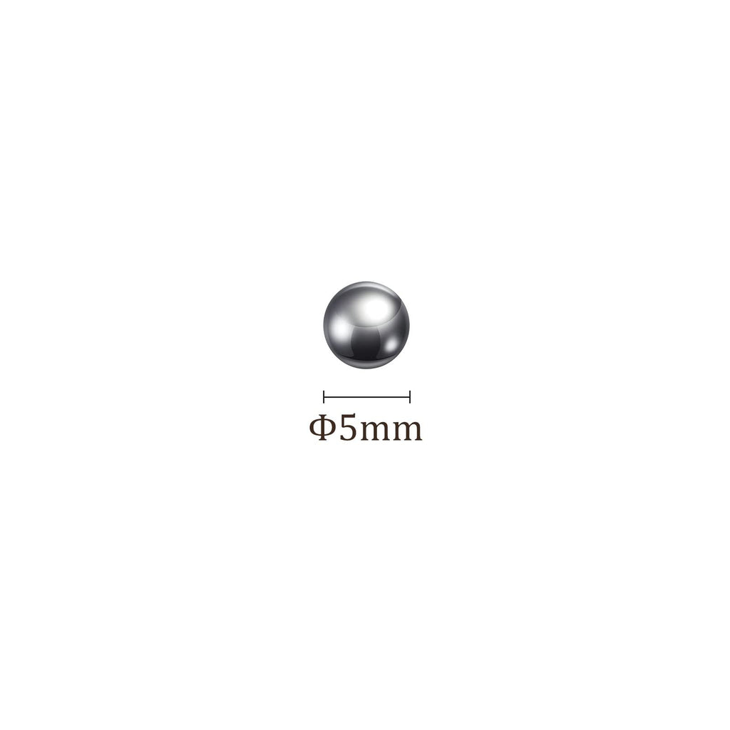 Kozelo 100pcs Precision Balls - [5mm] 304 Stainless Steel for Bearings Use, Solid