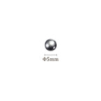 Kozelo 100pcs Precision Balls - [5mm] 304 Stainless Steel for Bearings Use, Solid