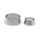 Yoebor Stainless Steel 304 Compression Ferrule 1/2" OD Sleeve Ring 10 Pairs