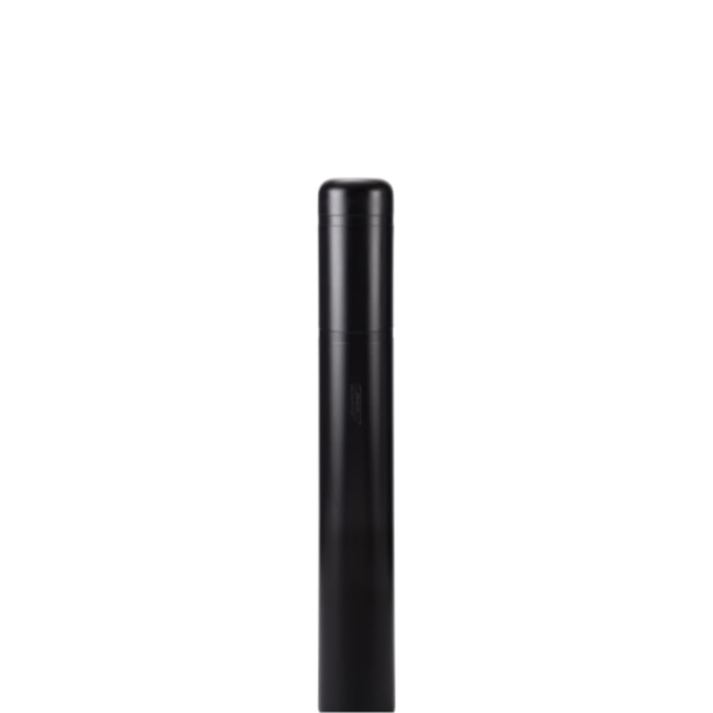 BollardGard 7" x 52" Bollard Cover Black - Innoplast (Black no Tape)
