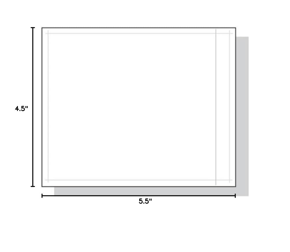 4.5 x 5.5" Packing List Envelopes - Clear Face (1,000 Envelopes) - Laddawn 3875