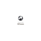 Kozelo 50pcs Precision Balls - [5mm] 304 Stainless Steel for Bearings Use, Solid