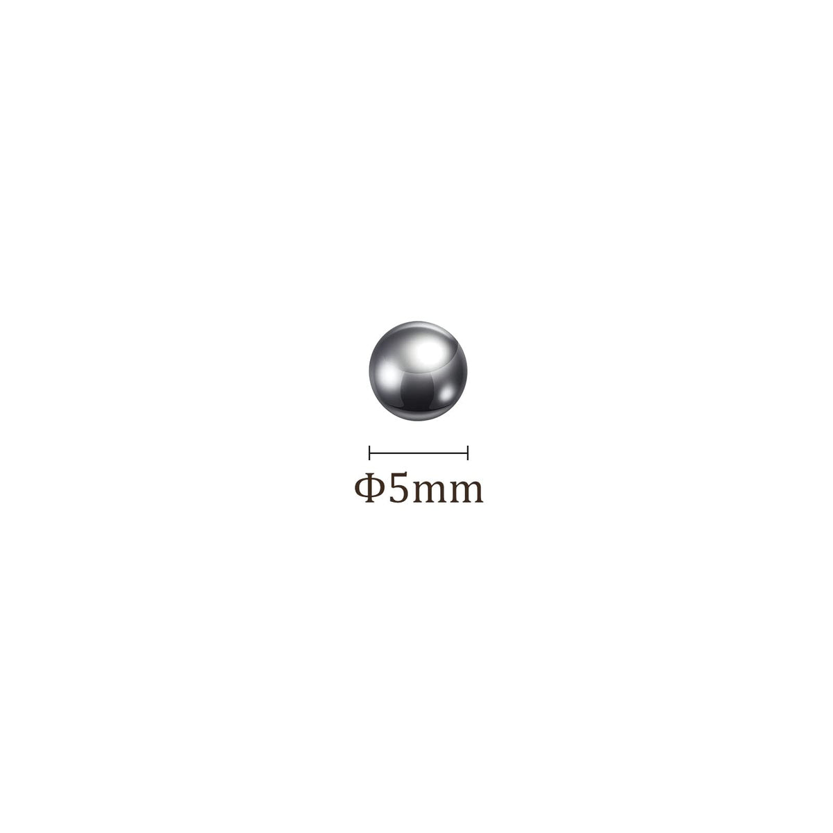 Kozelo 50pcs Precision Balls - [5mm] 304 Stainless Steel for Bearings Use, Solid