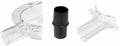 BOSCH RA1172AT 2-Piece Router Dust Extraction Vacuum Hook Kit with Included Hose Adapter