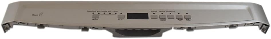 Whirlpool W10562079 Dishwasher Control Panel (Stainless) Genuine Original Equipment Manufacturer (OEM) Part Stainless