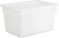 21.5 Gallon White Polypropylene Food Storage Box - 26" L x 18" W x 12" H